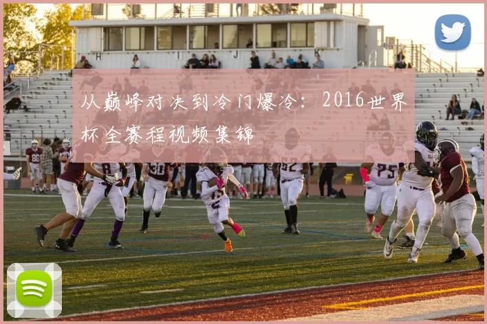 从巅峰对决到冷门爆冷:2016世界杯全赛程视频集锦