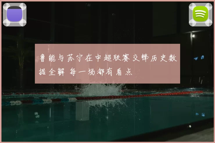 鲁能与苏宁在中超联赛交锋历史数据全解 每一场都有看点
